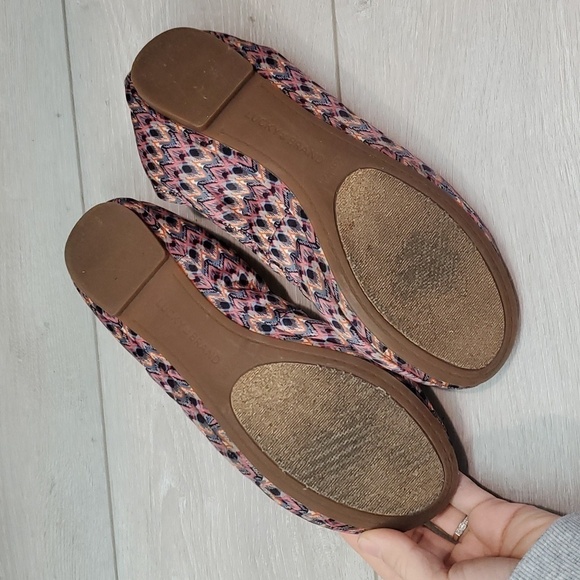 Lucky Brand Womens Aztech Echo2 Loafer Ballet Flats shoes sz 8.5 M - Picture 10 of 11